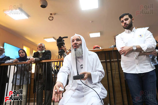  سماع أقوال الشيخ محمد حسان فى محاكمة 12 من عناصر داعش الإرهابية (12)