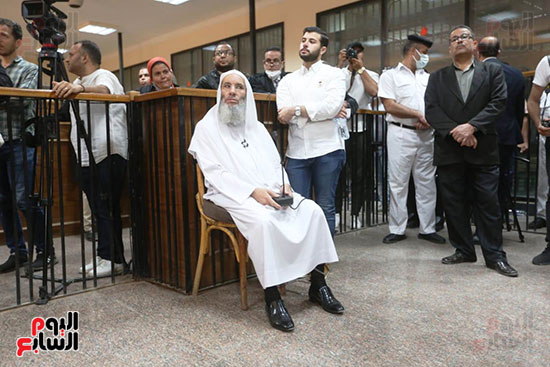  سماع أقوال الشيخ محمد حسان فى محاكمة 12 من عناصر داعش الإرهابية (15)