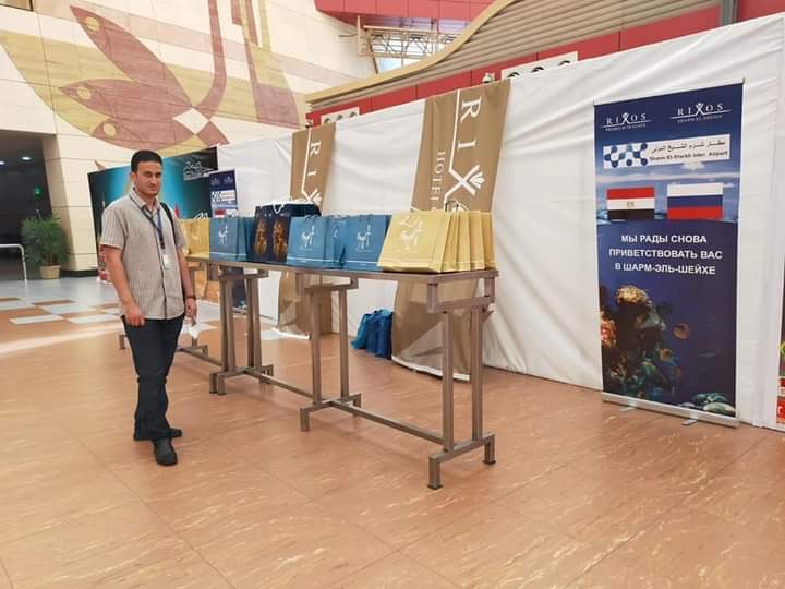 مطار شرم الشيخ يستعد لاستقبال أولي الرحلات الروسية (4)