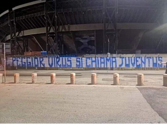 Naples fans banner