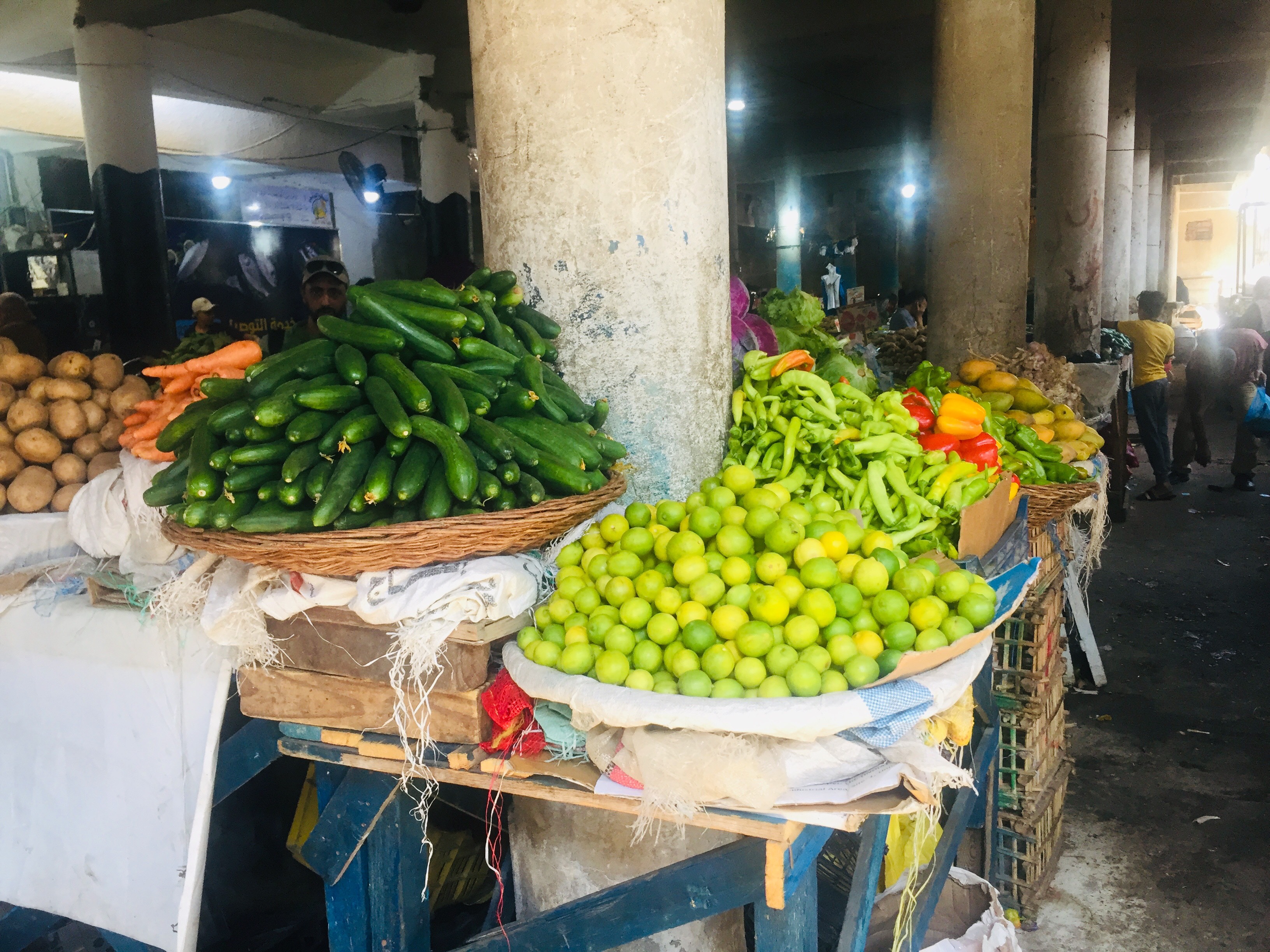 سوق الخضراوات بالاسماعيلية