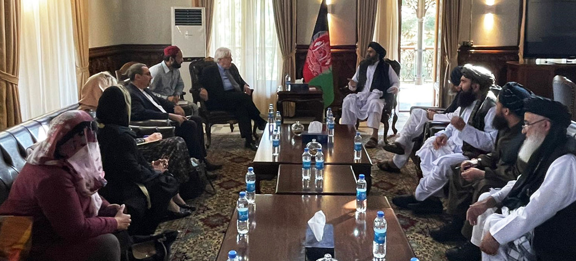 اجتماع منسق الاغاثة بالامم المتحدة مع طالبان