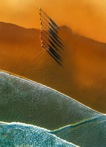 صورة بعنوان ظلال الجمال وقت الغروب، للمصور جيم بيكوت، الحائز على تقدير عالي في فئة الطبيعة من مسابقة التصوير