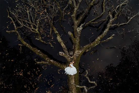 صورة بعنوان العروس الطبيعية، للمصور كرزيستسوف كراوتسيك، الفائز بالمركز الأول في فئة الزفاف