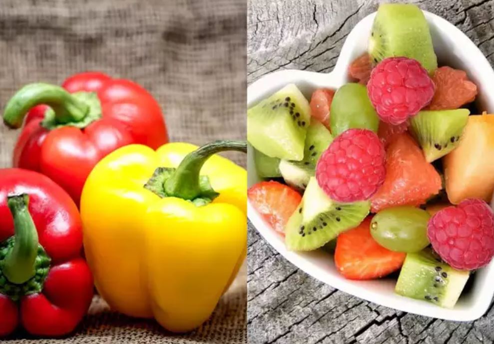 Healthy vegetables and fruits