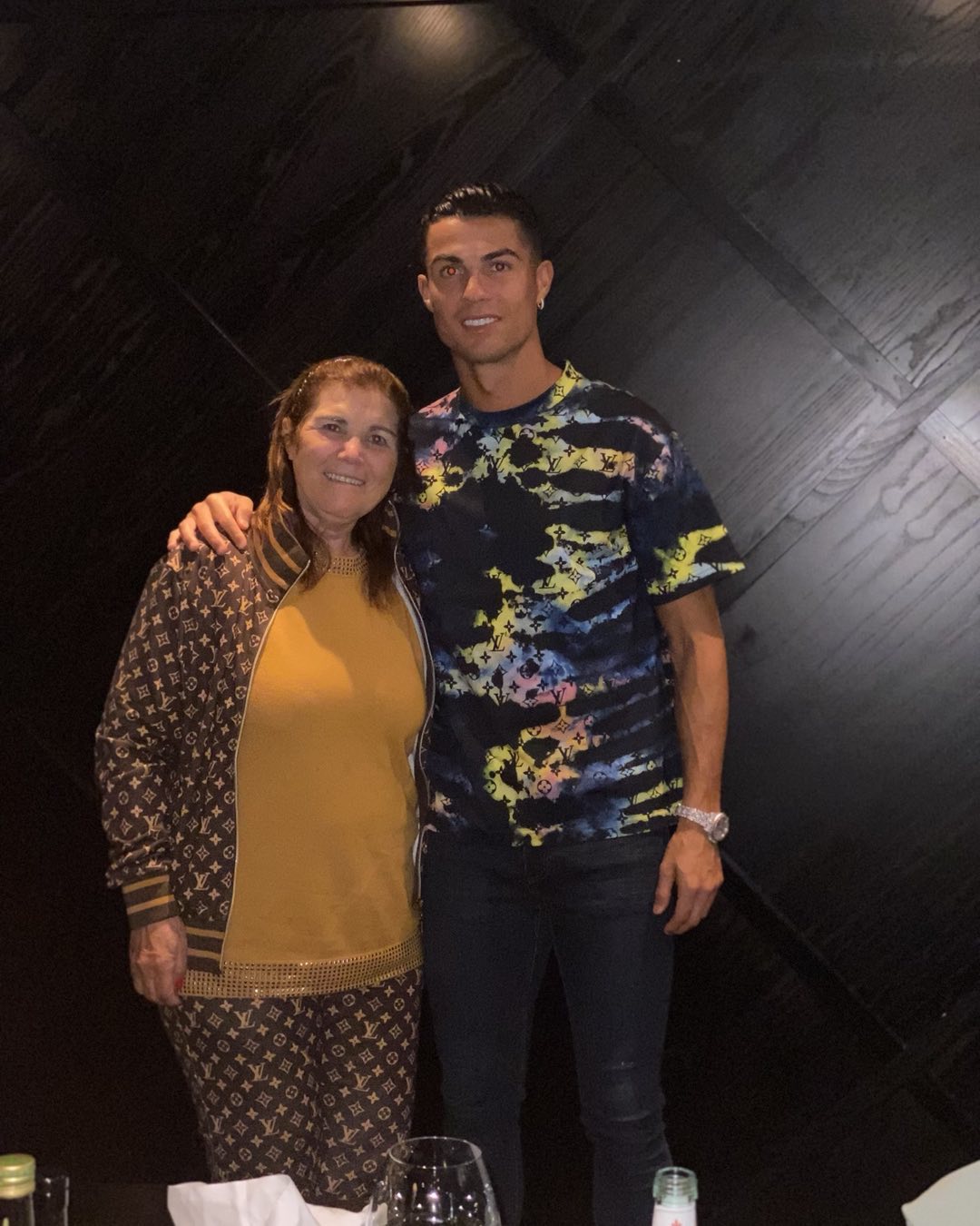 Ronaldo and his mother