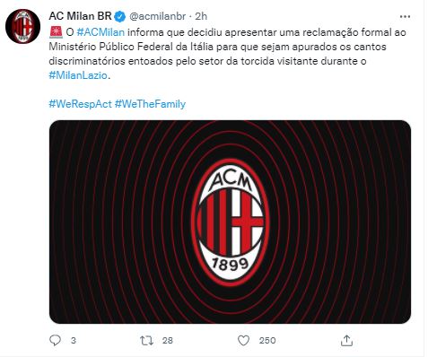 Milan statement