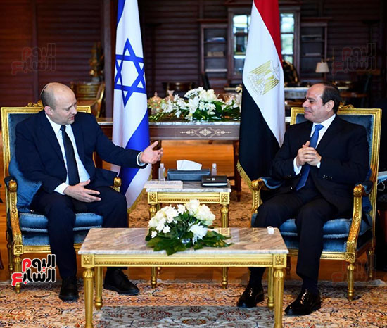 لقاء الرئيس عبد الفتاح السيسى ورئيس وزراء اسرائيل (10)