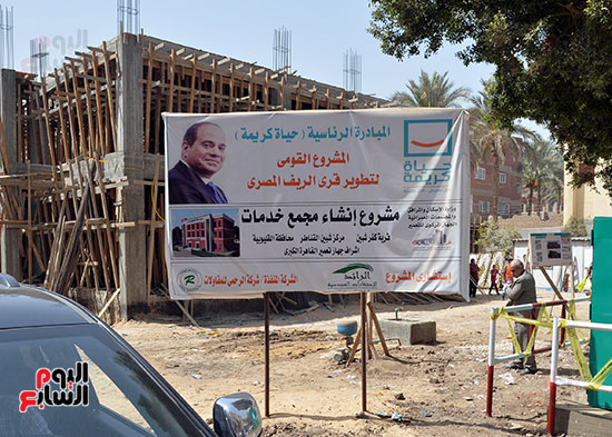 الدكتور مصطفى مدبولى رئيس الوزراء يتفقد قرى مركز شيبين القناطر (8)