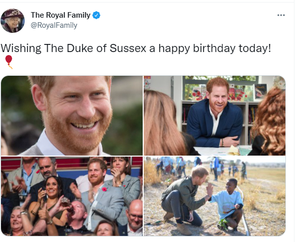The royal family celebrates Prince Harry's birthday