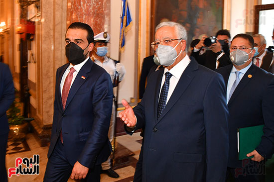 المستشار حنفى جبالى يلتقى رئيس مجلس النواب العراقى (1)