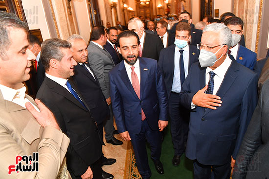 المستشار حنفى جبالى يلتقى رئيس مجلس النواب العراقى (5)