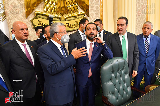 المستشار حنفى جبالى يلتقى رئيس مجلس النواب العراقى (15)