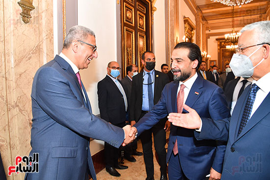 المستشار حنفى جبالى يلتقى رئيس مجلس النواب العراقى (2)