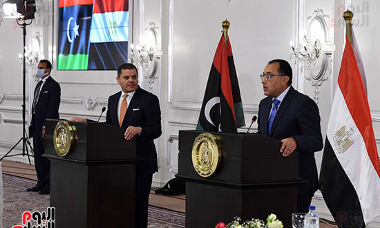 مؤتمر رئيس الوزراء مع نظيره الليبى (4)