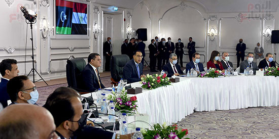 رئيسا وزراء مصر وليبيا (10)