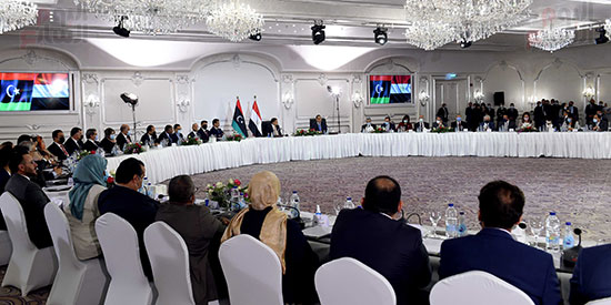 رئيسا وزراء مصر وليبيا (20)