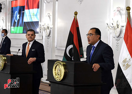 مؤتمر رئيس الوزراء مع نظيره الليبى  (38)
