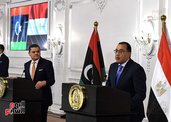 مؤتمر رئيس الوزراء مع نظيره الليبى (3)