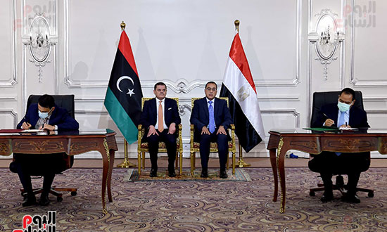 مؤتمر رئيس الوزراء مع نظيره الليبى  (2)