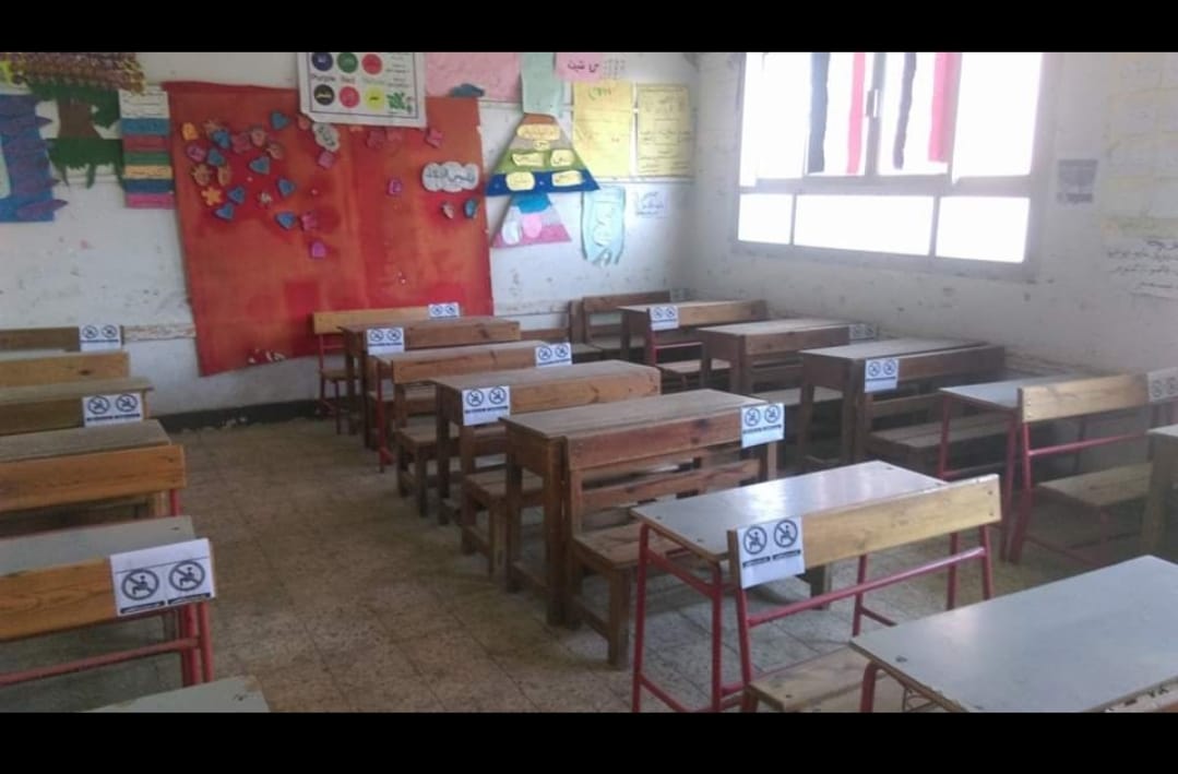 الفصول الدراسية داخل احدى مدارس محافظة الغربية (4)