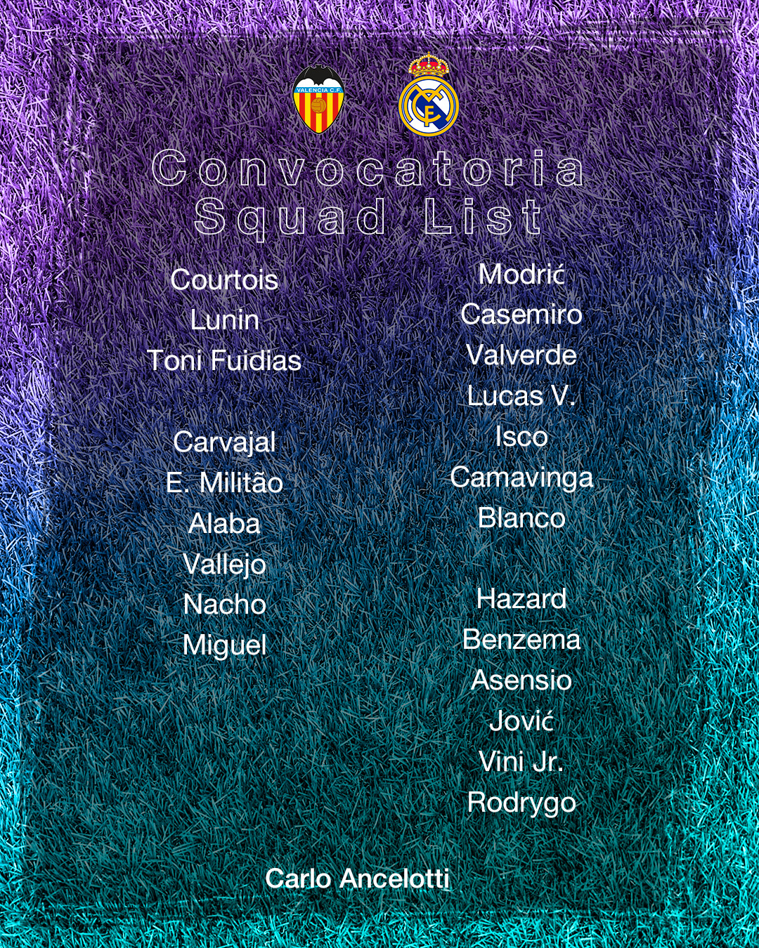 قائمة ريال مدريد