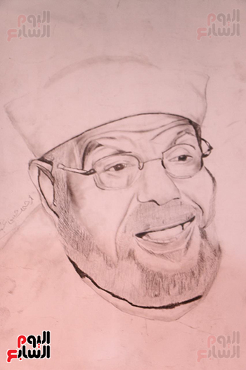  أحمد حسن شاب يبدع فى الرسم بملح الطعام (10)