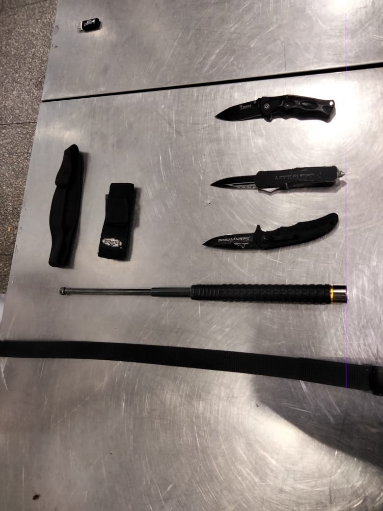 المضبوطات من الاسلحة البيضاء  (3)