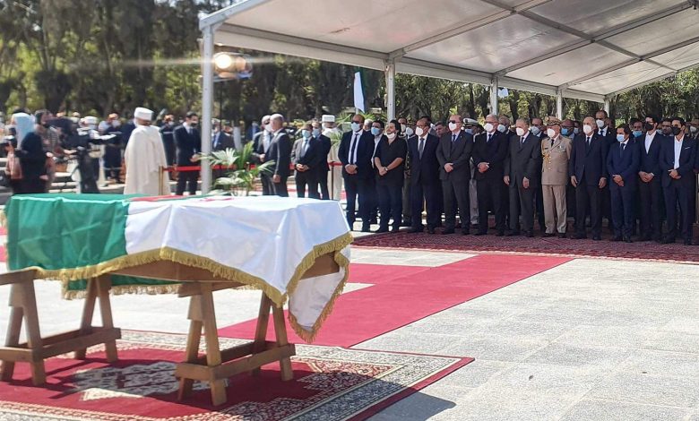 جانب من جنازة الرئيس الراحل بوتفليقة