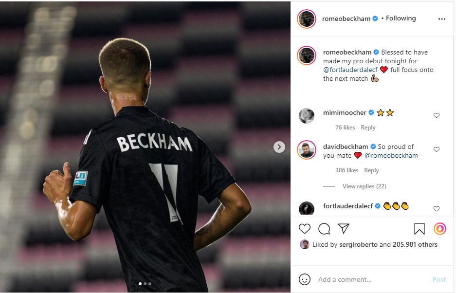 Romeo Beckham's blog