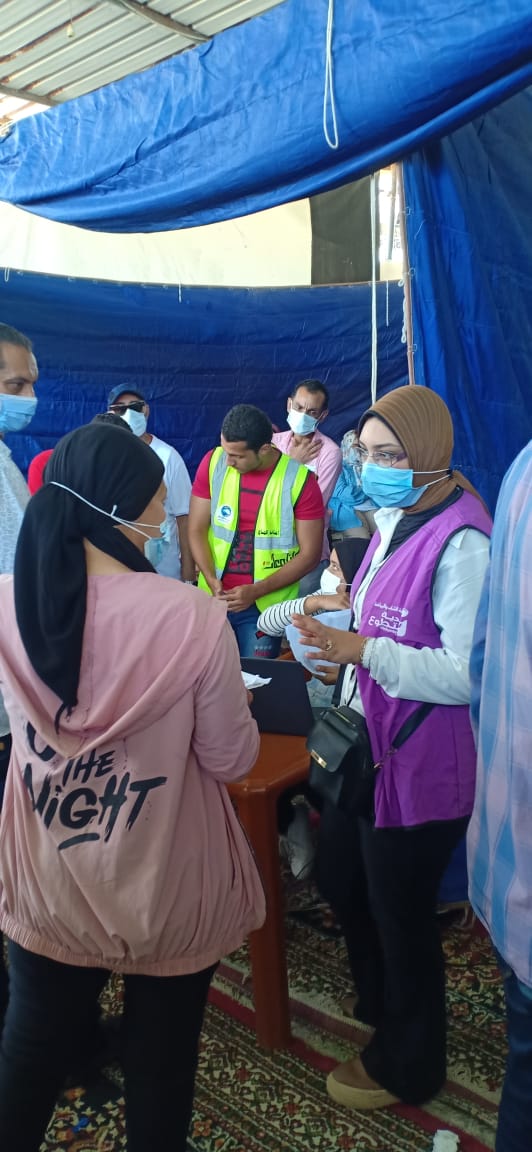 مراكز التطعيم الجديدة ببورسعيد تستقبل المواطنين لتلقى لقاح كورونا