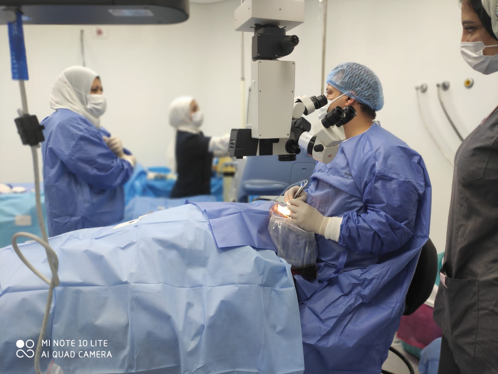 التشغيل الفعلي لمستشفي طب وجراحة العيون بالمجمع الطبي الدولي بالأقصر
