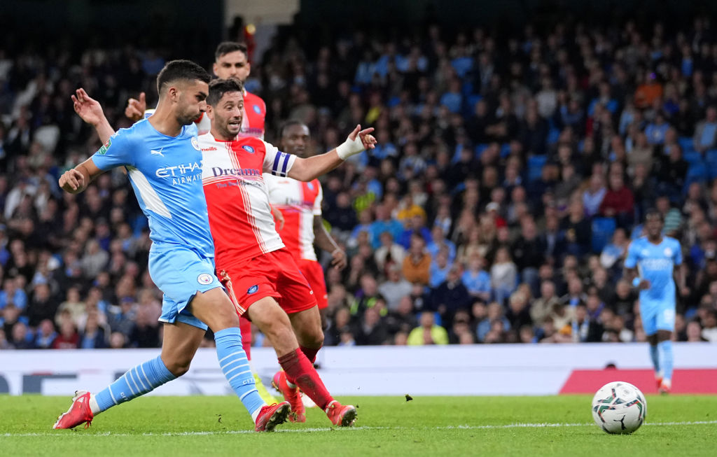Ferran scores Manchester City's goal