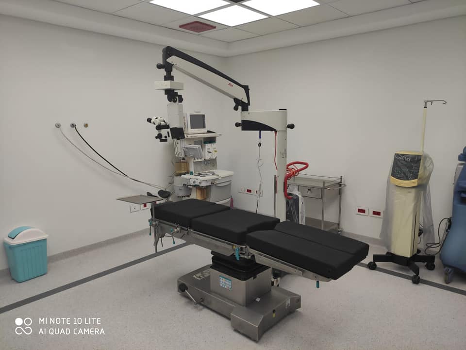تجهيزات مستشفي طب وجراحة العيون بالمجمع الطبي الدولي بالأقصر