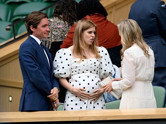Eduardo Mapelli Mozzi and Princess Beatrice, who is pregnant