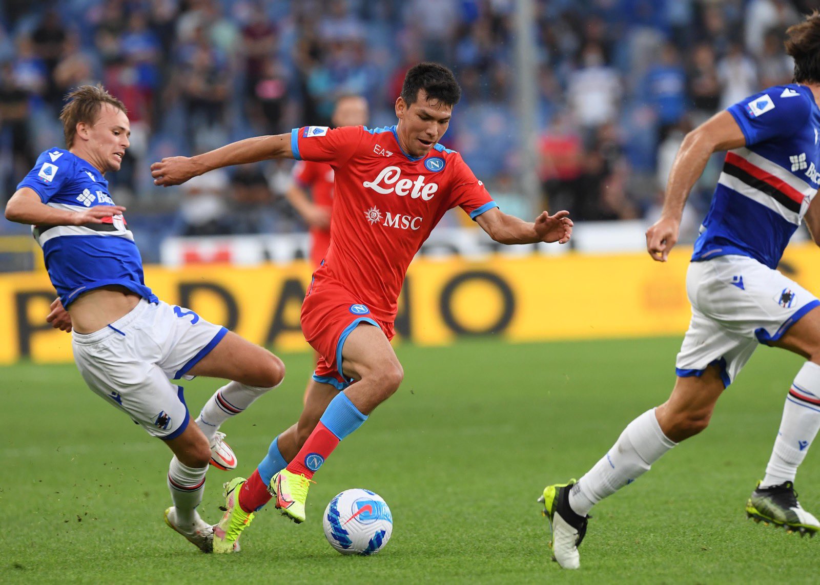 Napoli vs Sampdoria match