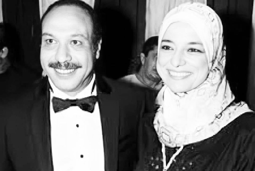 خالد صالح وزوجته