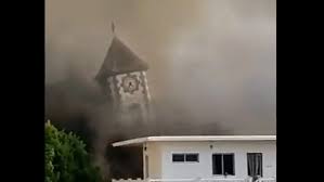 انهيار برج كنيسة