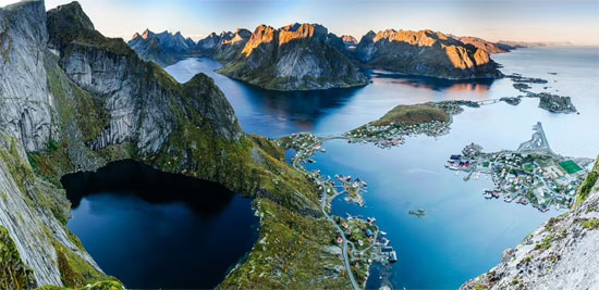 روجر يبحر في جزر لوفوتين الجميلة والتي تمتد 120ميلاً في البحر النرويجي