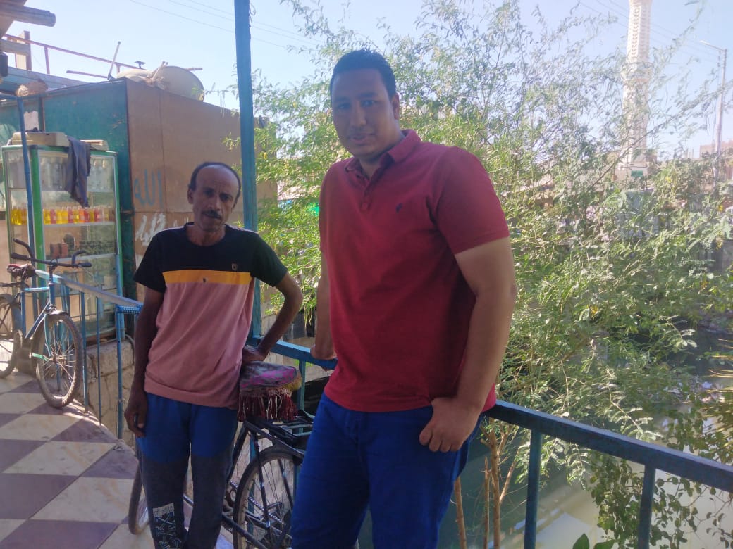 غزالي مع مراسل اليوم السابع