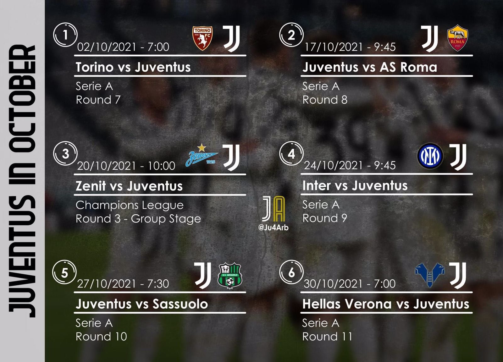 Juventus matches