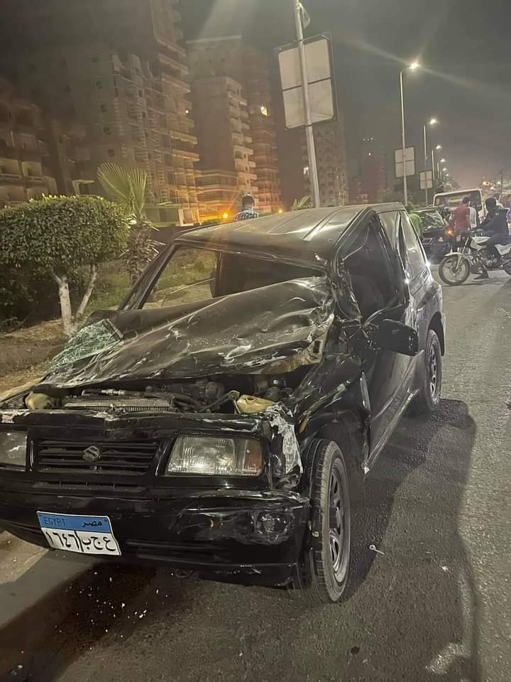حادث سيارة خلال حفل زفاف