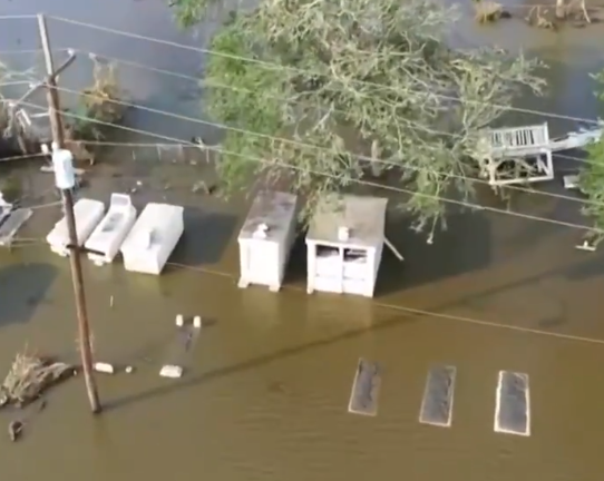 صور جوية لغرق ولاية لويزيانا