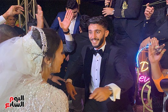 محمد عبد السلام لاعب الزمالك يحتفل بزفافه (3)