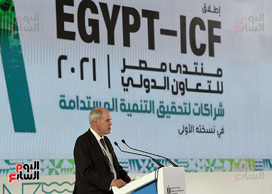 رئيس الوزراء يشهد افتتاح النسخة الأولى من منتدى مصر للتعاون الدولي والتمويل الإنمائي تصوير سليمان العطيفى‎‎ (16)