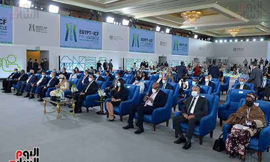 رئيس الوزراء يشهد افتتاح النسخة الأولى من منتدى مصر للتعاون الدولي والتمويل الإنمائي تصوير سليمان العطيفى‎‎ (2)