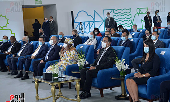 رئيس الوزراء يشهد افتتاح النسخة الأولى من منتدى مصر للتعاون الدولي والتمويل الإنمائي تصوير سليمان العطيفى‎‎ (4)