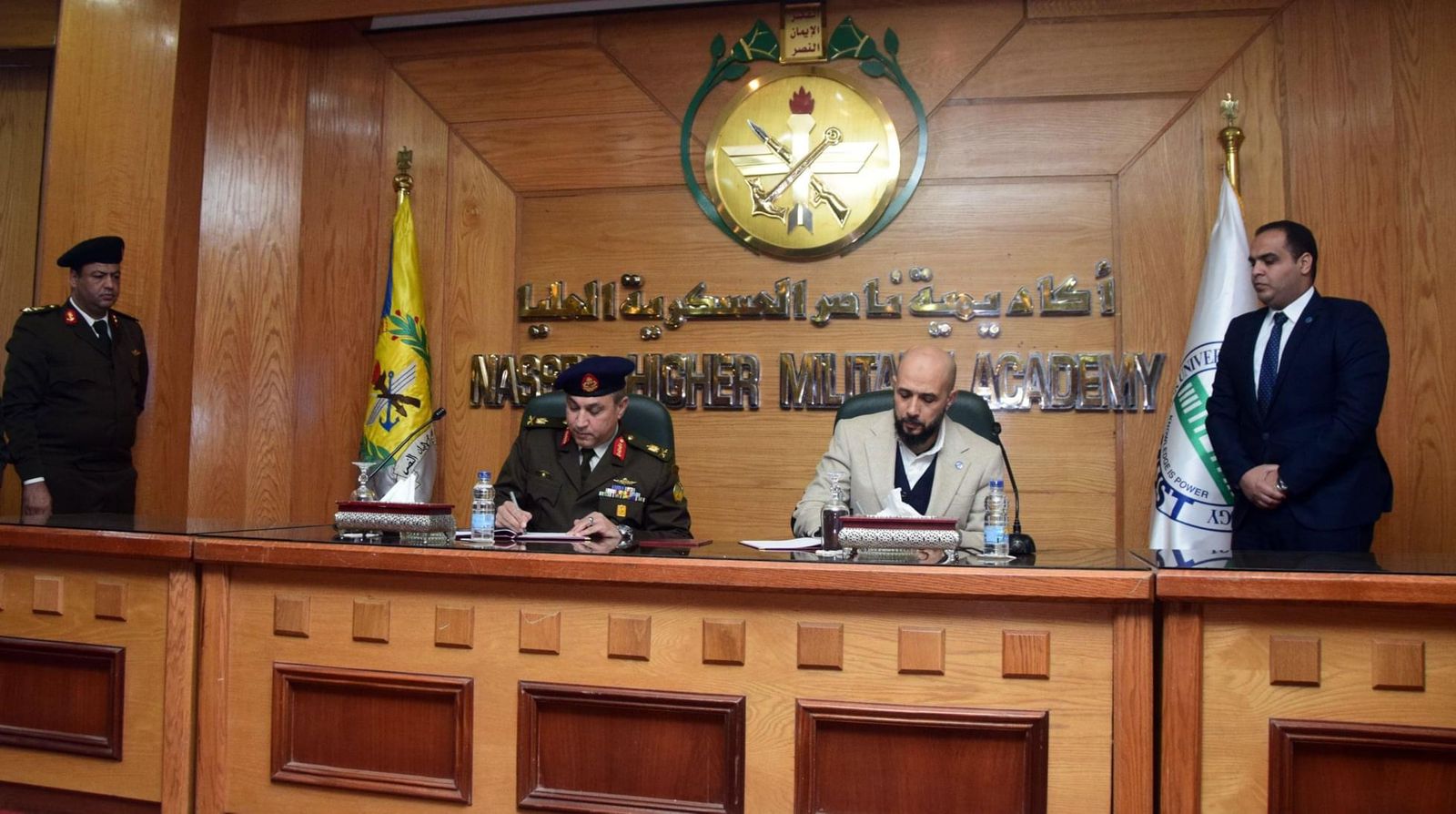 توقيع بروتوكول تعاون بين القوات المسلحة وجامعة مصر للعلوم والتكنولوجيا (2)