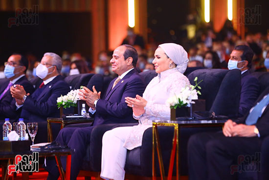 افتتاح مسرح منتدى شباب العالم بحضور الرئيس السيسى (14)