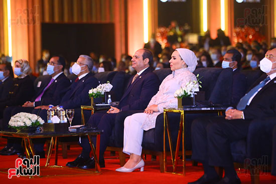 افتتاح مسرح منتدى شباب العالم بحضور الرئيس السيسى (21)